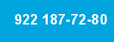 922 187-72-80 922 187-72-80